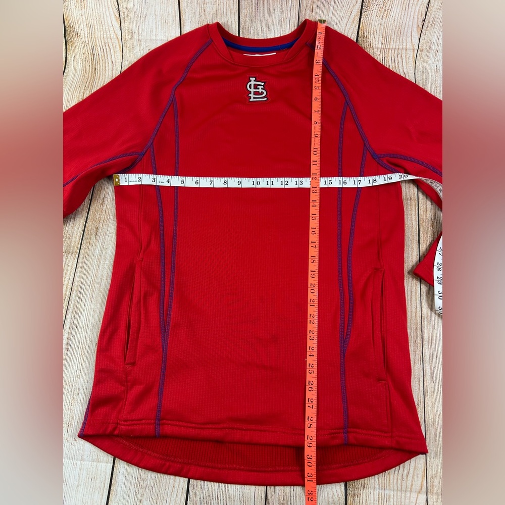 MLB Majestic Authentic Collection St Louis Cardinals Baseball Shirt Red Small - Picture 3 of 6